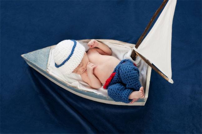 Baby in a Boat