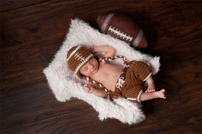 Baby in Sports Costumef