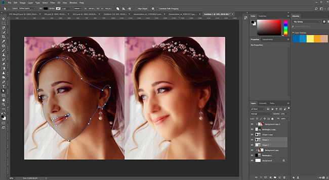 Photoshop - Wedding Photo Editing