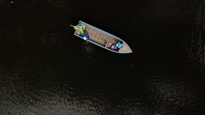 Saindo do Espaço Negativo - Barco